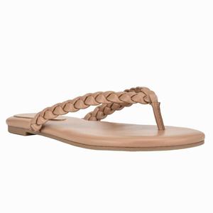 Nine West Wantit Flat Teenslippers Bruin Nederland | YSQ-649385